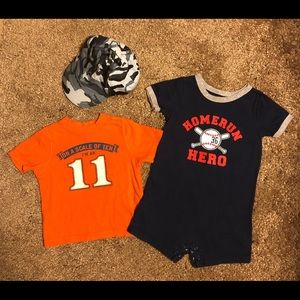 Boys 12-18 months: Old Navy, Carters, Camo Hat